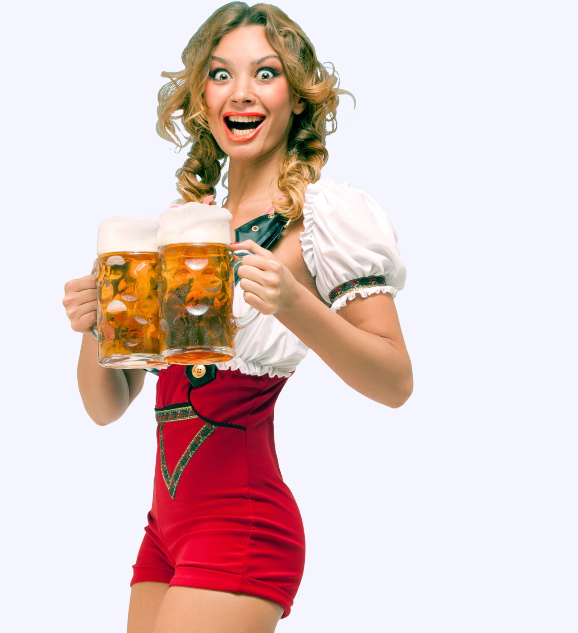 girl holding beer
